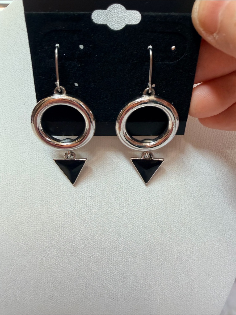 Monet geometric Vintage earrings